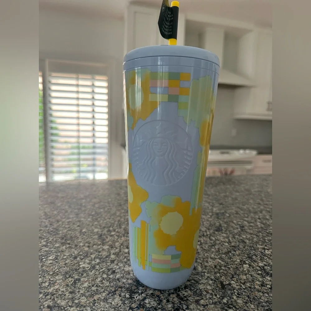 Starbucks Blue‎ and Yellow Tumbler